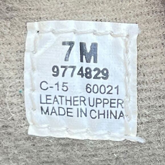 Sperry Top-Sider Intrepid 2 Eye Leather Mesh Linen Tan Beige Loafer Boat Shoes 7 - Picture 7 of 10